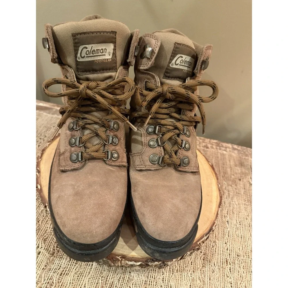 Coleman Denver Men's Hiking Boots Brown Suede Size 10